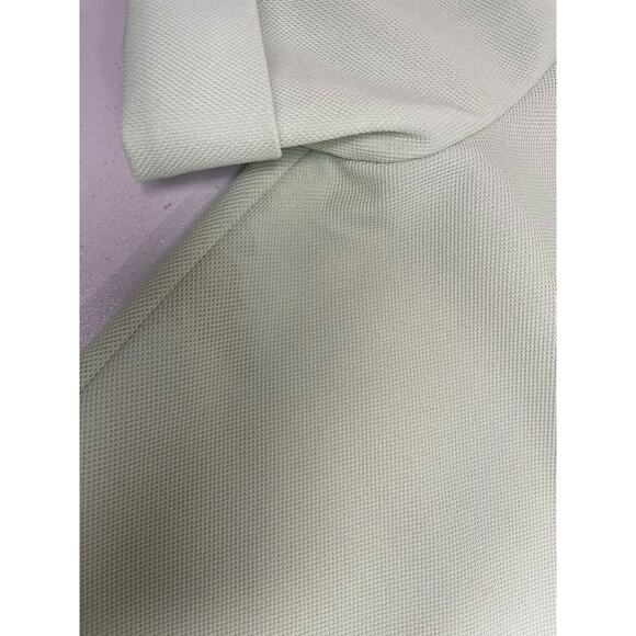 VTG Preppy‎ David Crystal Lacoste Shirt Dress Sz M Midi Pockets Collared green - Picture 7 of 11